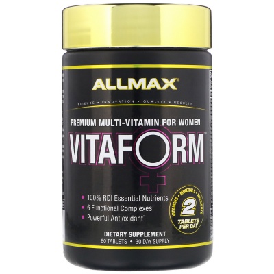   ALLMAX Nutrition Premium Multi For Women  Vitaform 60 