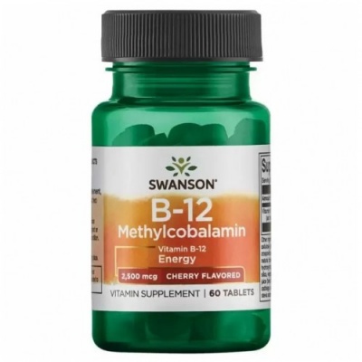  Swanson Vitamin B-12 Methylcobalamin 2500  60 