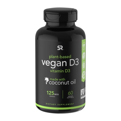  Sports Research Vitamin D3 Vegan 5000  60 