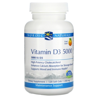  Nordic Naturals D3 5000 IU 120 