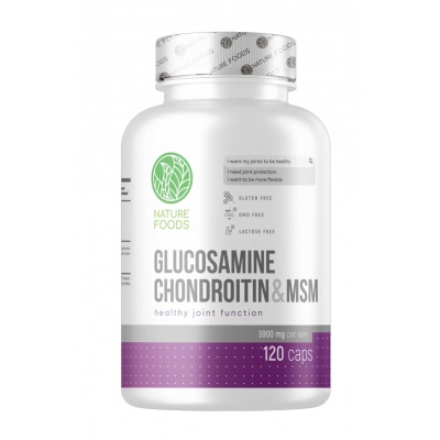  Nature Foods Glucosamine Chondroitin MSM 120 